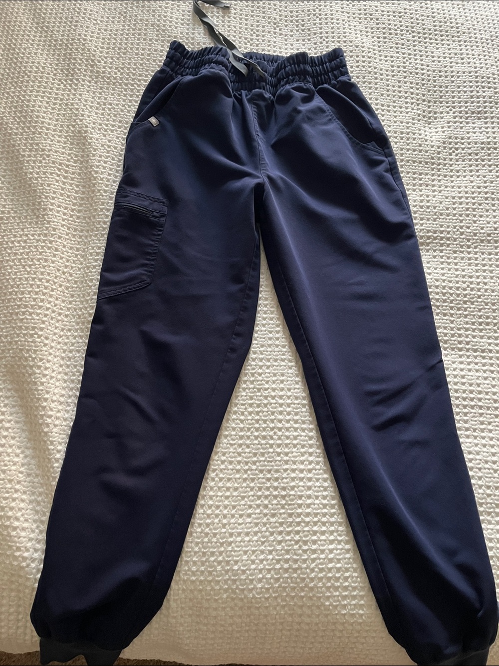 Figs Navy Blue Track Joggers Scrub set